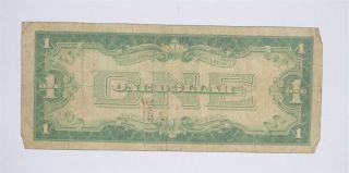 Tough 1928 - B $1.  00 Funny Back Silver Certificate Monopoly Money Collectible 750