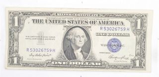 Crisp - 1935 - E United States Dollar Currency $1.  00 Silver Certificate 072