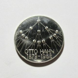 Silver 1979 Germany 5 Mark Coin - Otto Hahn Commemorative 8