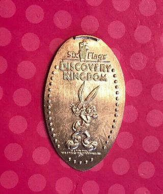 Bugs Bunny Six Flags Discovery Kingdom California Elongated Pressed Penny Copper