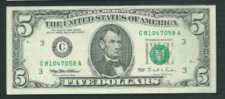 United States (usa) 1995 5 Dollars P 498 Circulated