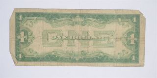 Tough 1928 - B $1.  00 Funny Back Silver Certificate Monopoly Money Collectible 751