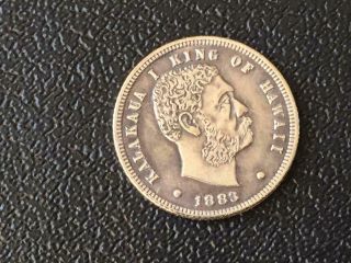 Coin One Dime 1883 Hawaii