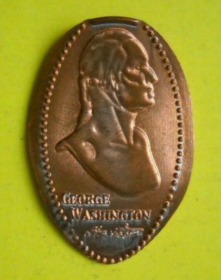 George Washington Elongated Penny Usa Cent President Bust Statue Souvenir Coin