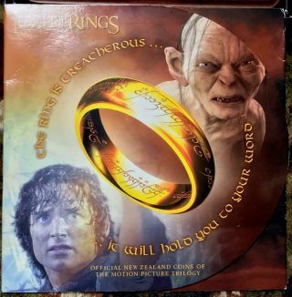 2003 Zealand Lord Of The Rings Six 50 Cent Dark Vs.  Light Character Coin Set