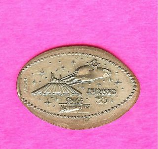 Disneyland Space Mountain Opened In 1975 Elongated Smashed Penny (dime)