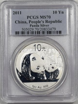 2011 10 Yn Panda Silver China,  People 