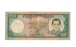 Bank Of Bhutan 100 Ngultrum 2000 Vg