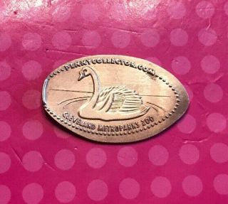 Swan Cleveland Metro Parks Zoo Ohio Elongated Pressed Penny Copper