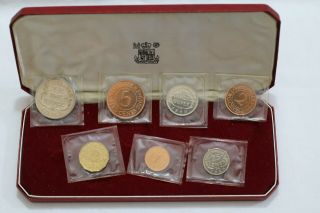Seychelles 1969 Proof Coin Set B21 Cg13