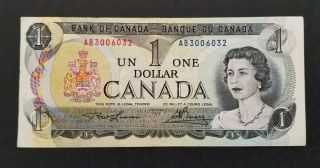 Canada,  1973 1 Dollar Note