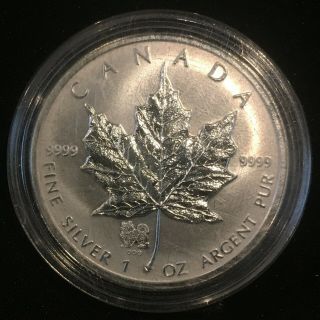 2006 Dog Privy Canadian Maple Leaf Silver Reverse Proof Zodiac.  9999 Coin