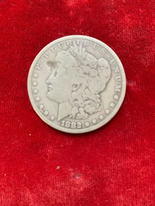 1882 - O Silver Morgan Dollar