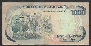 South Viet Nam $1000 Dong P.  34 (vf) From 1972 (1)