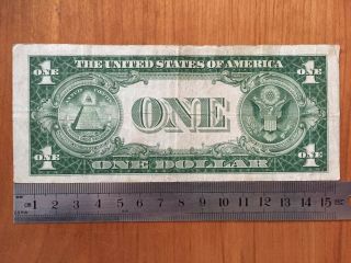US $1.  00 One Dollar Silver Certificate - Series 1935 A - P 416b.  - Fill a Space 2