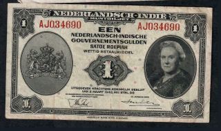 1 Roepiah From Netherland Indies 1943