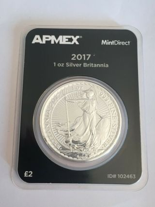 2017 Apmex Britannia Silver 1 Oz Round Direct