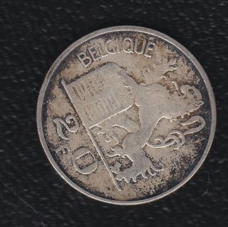 Belgium 20 Francs 1949 Silver