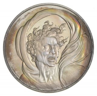 Art Bar - Genius Of Michelangelo Round 1 Oz.  999 Silver - One Troy Ounce 791