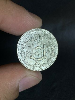 (e93) - Ah1321 (1903) Afghanistan One Rupee - Habibullah - Km 842.  1 (type 1)
