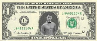 Channing Tatum (magic Mike) Dollar Bill - Real,  Spendable Money