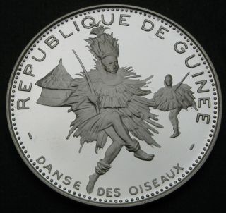 Guinea 500 Francs 1970 Proof - Silver - Independence - 1342