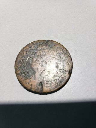 1787 Connecticut Copper Colonial Coin Facing Left Metal Detecting Find 2