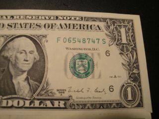 (1) $1.  00 Series 1988 - A Federal Reserve Note BU Uncirculated 3