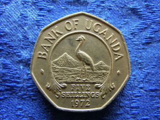 Uganda 5 Shillings 1972,  Km18