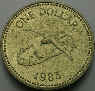 Bermuda 1 Dollar 1983 - Elizabeth Ii - Aunc - 846 ¤