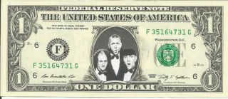 Three (3) Stooges Dollar Bill - Real,  Spendable Money Not Just A Novelty