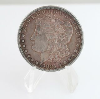 1881 S Morgan Silver Dollar Coin $1 One Us.  900 Fine Toned Antique Bullion Au - Ms