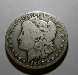 1883 - Cc Morgan Silver Dollar - Highest Bid Gets A Bonus Silver Quarter