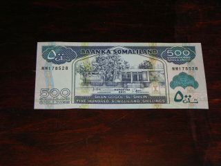 Somaliland 500 Shillings Banknote 2011 P - 6h Uncirculated Jccug 190895