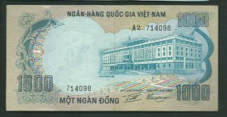 Viet Nam (south) 1972 1000 (1,  000) Dong P 34 Circulated