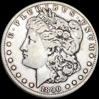 1890 - Cc Morgan Silver Dollar Lightly Circulated High End Carson City Collectible