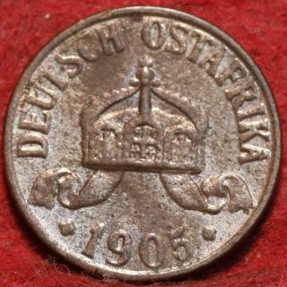 1905a German East Africa 1/2 Heller Foreign Coin