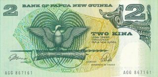 Bank Of Papua Guinea Papua Guinea 2 Kina Commemorative Ch.  Unc