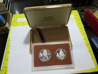 Cook Islands 1973 2 - Coin Proof Set Royal Australian Deep Cameo ✮no Reserve✮