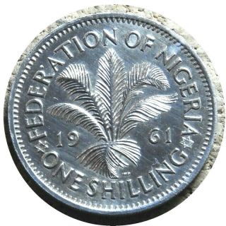 Elf Nigeria 1 Shilling 1961
