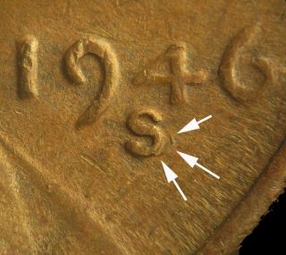 1946 - S Lincoln Cent With Rpm 024