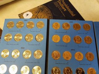 Volume 2 Pos A Complete Set (p&d) 2012 - 2016 Presidential $1 Gold Dollar 38 Coins