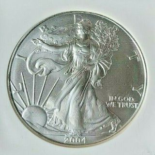 2004 American Silver Eagle Coin Ms69
