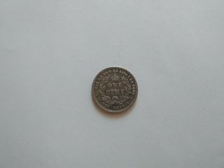 One Dime 10 cent 1883 Kalakaua I King of Hawaii 2