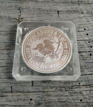 1994 Australia $1 Dollar Kookaburra 1 Oz.  999 Silver Bullion Collector Coin (i)