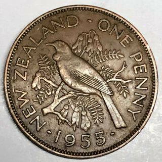 C8552 Zealand Coin,  Large Penny 1955