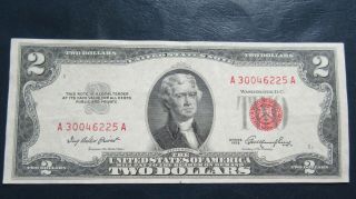 1953 Two Dollar Bill - Red Seal