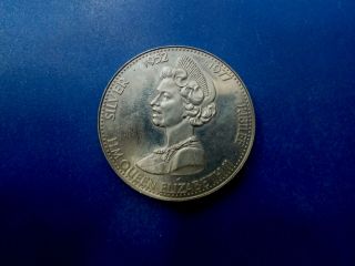 Uk Coin Hm Queen Elizabeth Silver Jubilee 1952=1977 T1295