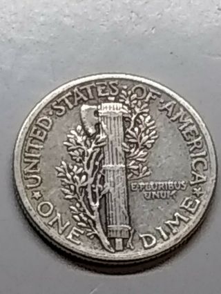 1942/1 Philadelphia Silver Mercury 10c (cent) Dime.