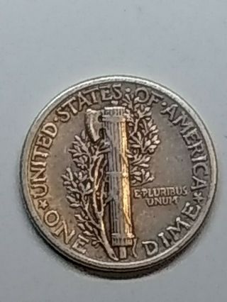 1942/1 Philadelphia Silver Mercury 10c (cent) Dime. 6